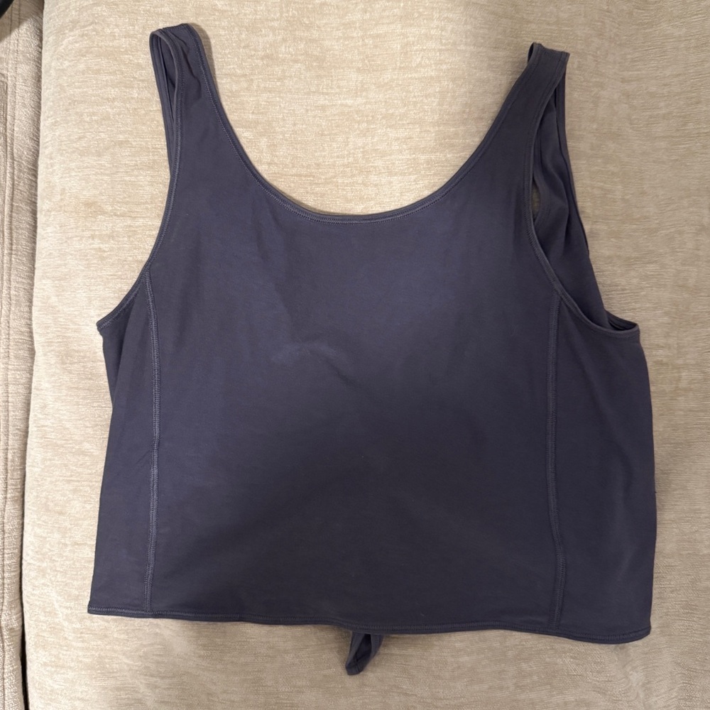 Lululemon Open Back Crop Top